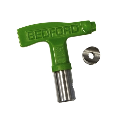 Bedford Precision Parts Fine Finish Airless Spray Tip 510, Replaces Graco 671-510, 0.010in Tip Size, 10in Spray Pattern 33-6510